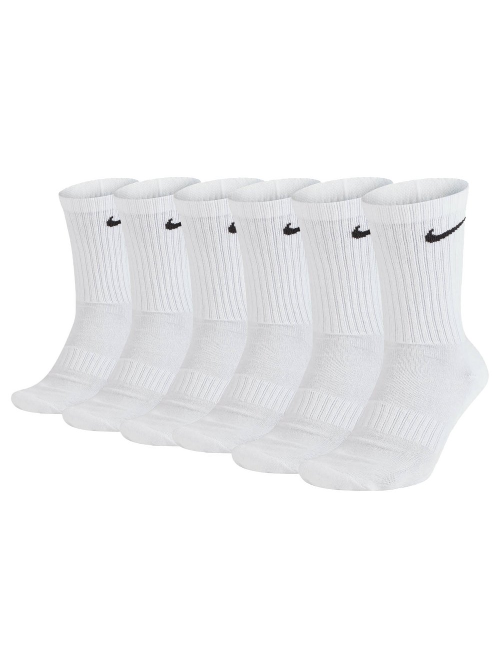 Nike Socken 6er Pack Damen Baumwolle weiß, 38-42