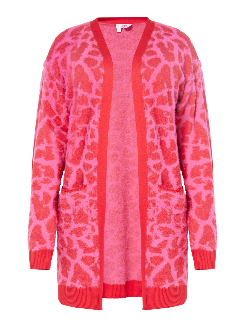 MyMo Cardigan Damen Polyamid rosa gemustert, S