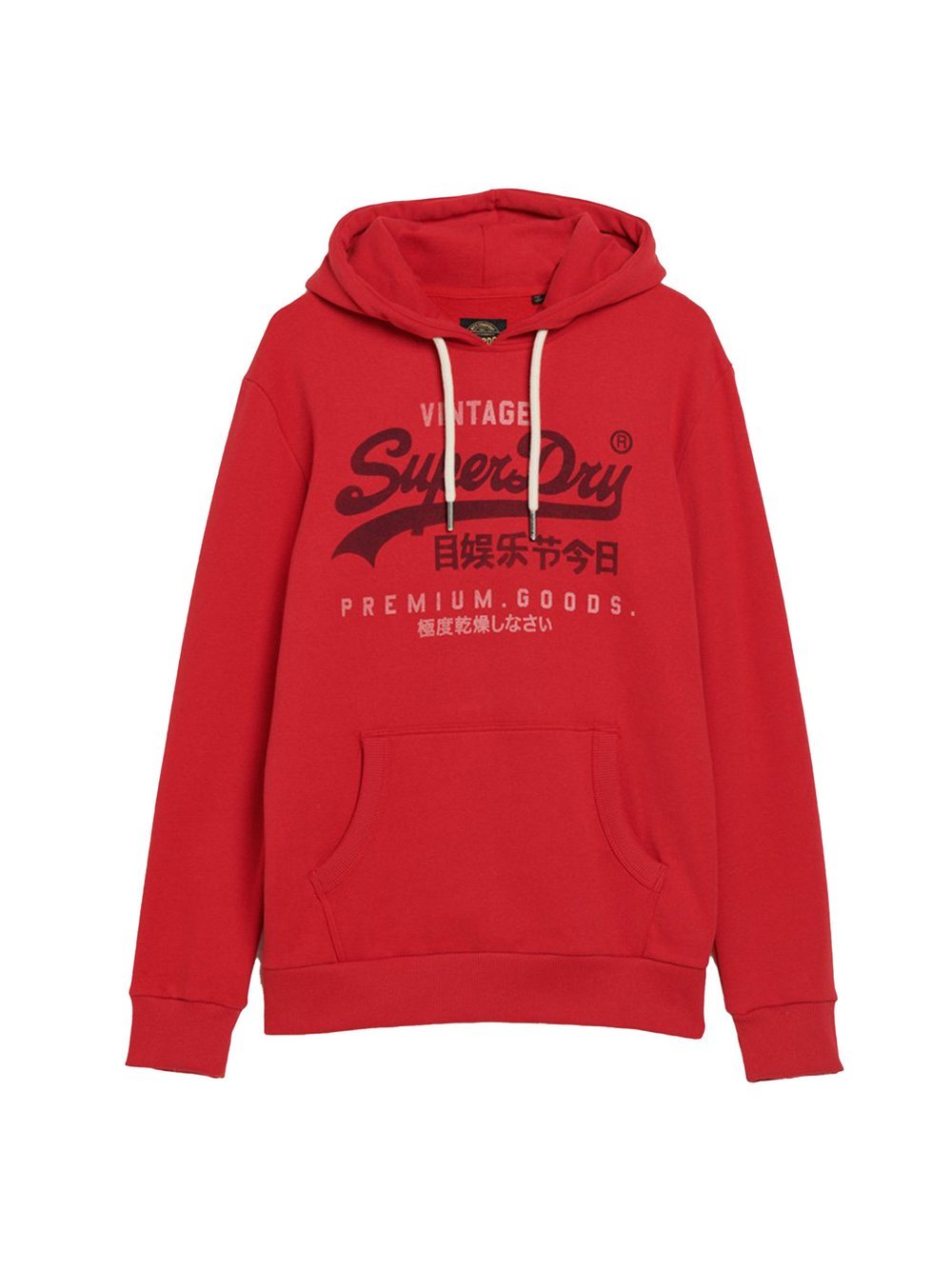 Superdry Sweatshirt Herren Baumwolle rot, XXL