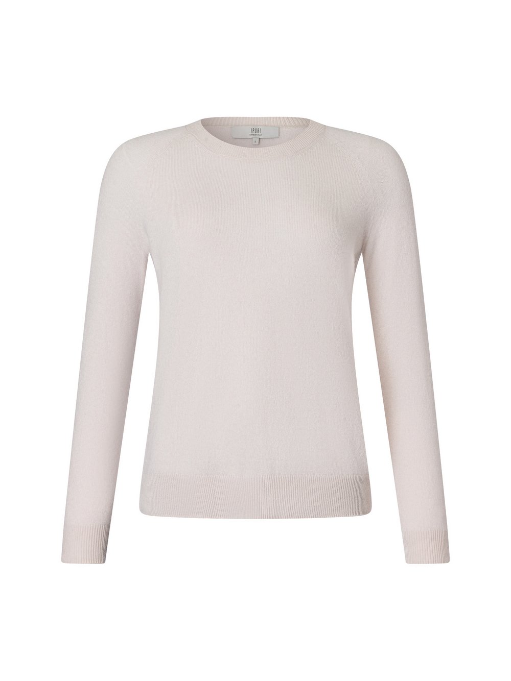 Ipuri Essentials Pure Cashmere Strickpullover Damen weiß, XS