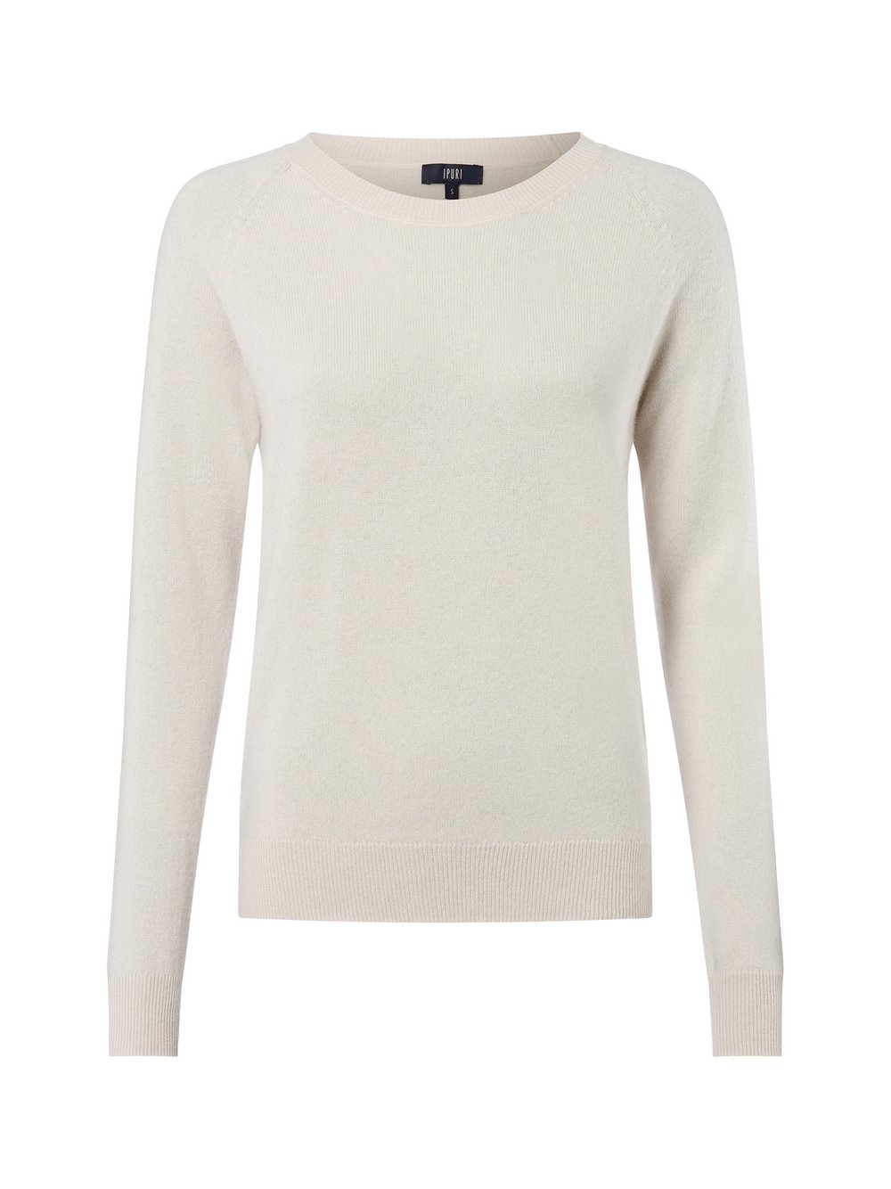 IPURI Pure Cashmere Strickpullover Damen weiß, XS