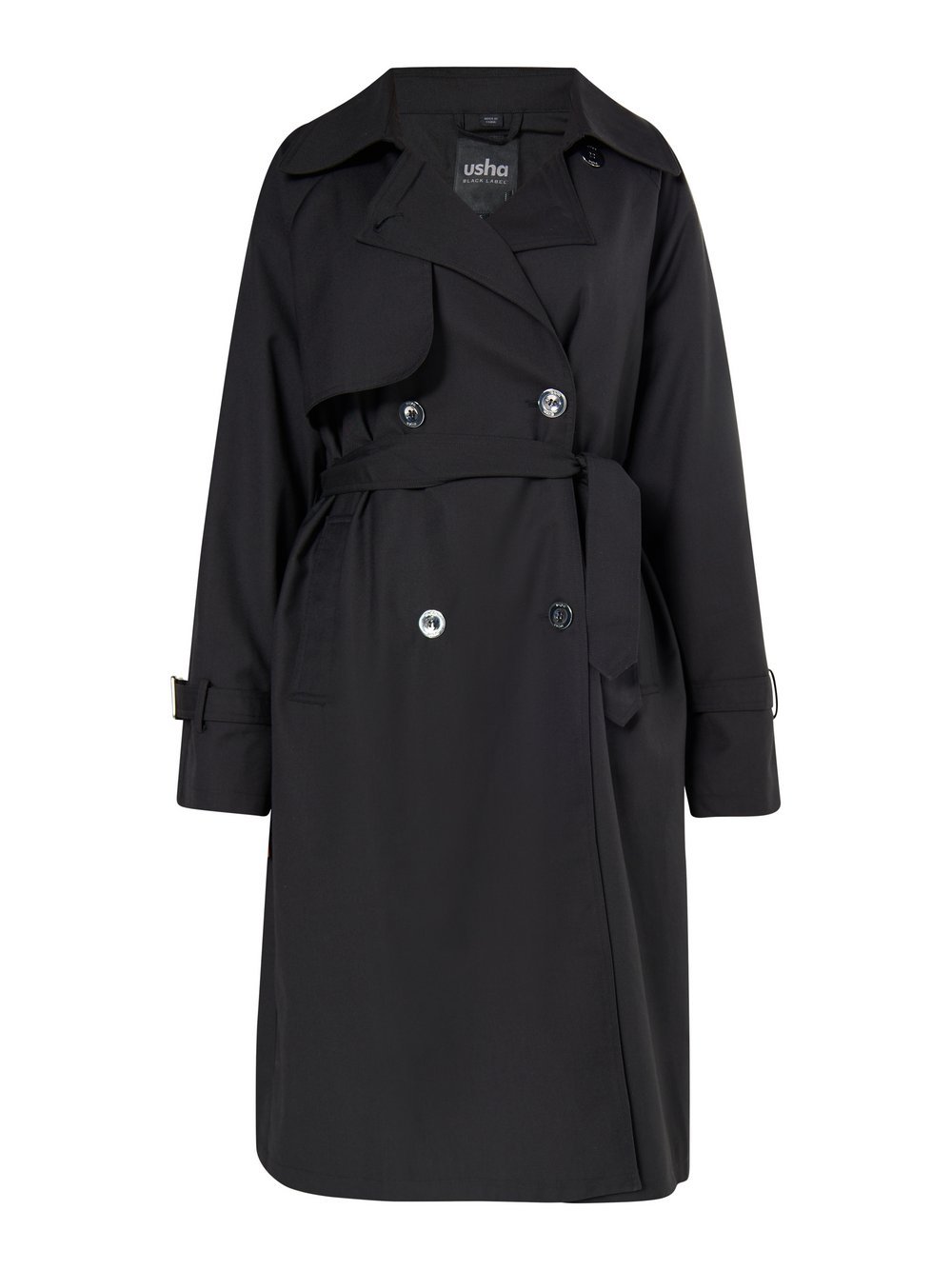 Usha Trenchcoat Damen schwarz, XXL