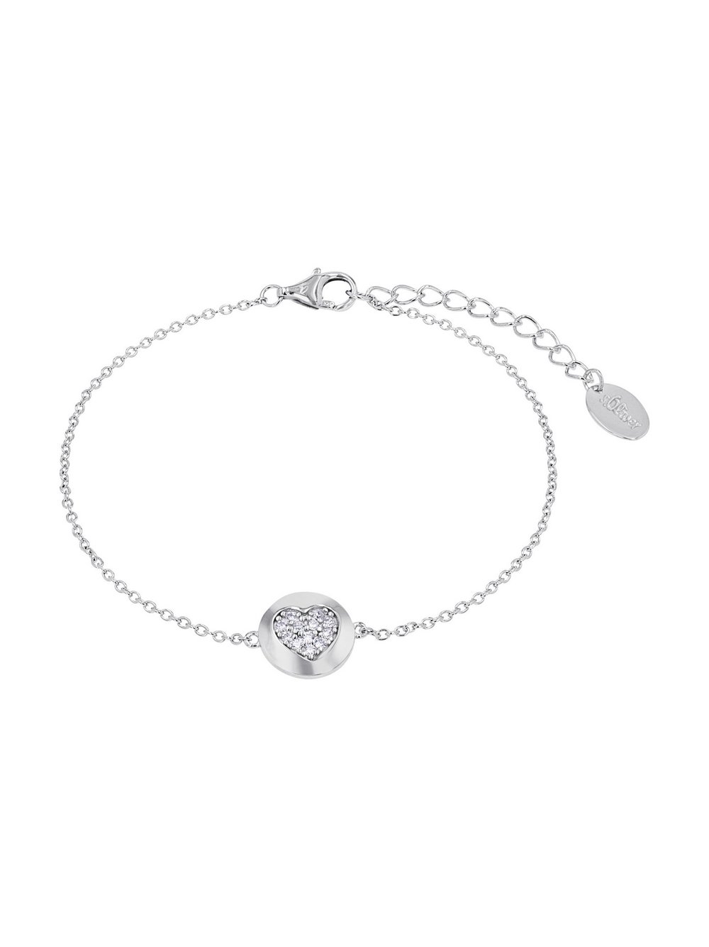 s.Oliver Armband Damen Sterlingsilber silber, 20