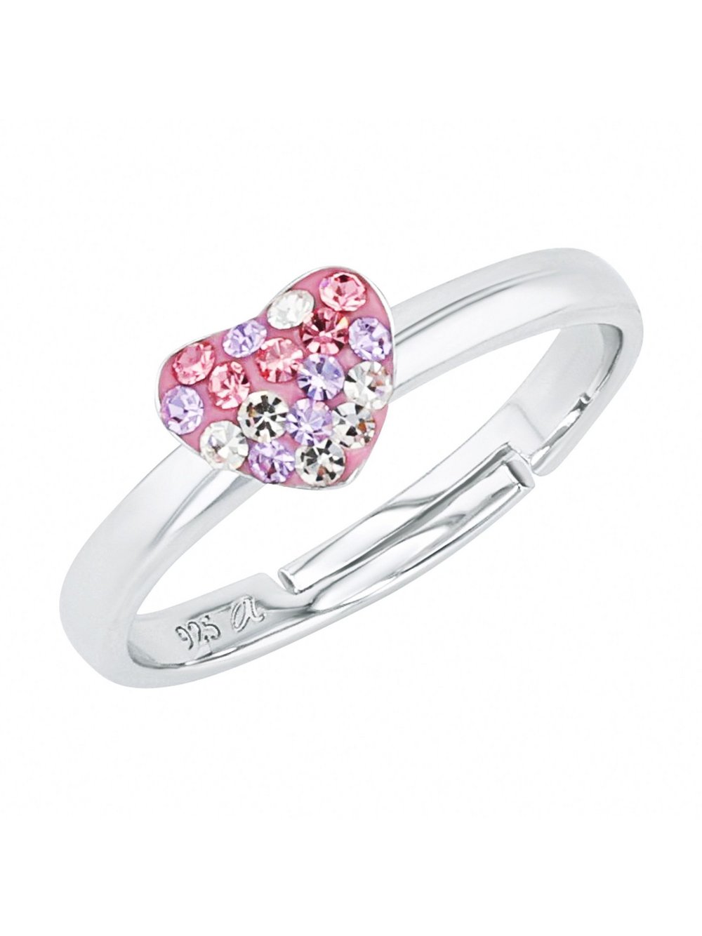 Prinzessin Lillifee Ring Mädchen Sterlingsilber silber, ONE SIZE