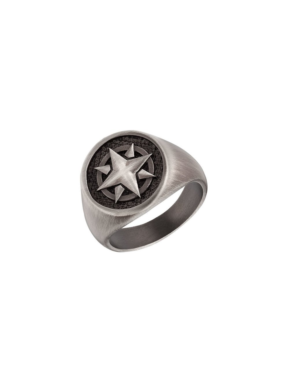 s.Oliver Ring Herren Edelstahl grau, 66