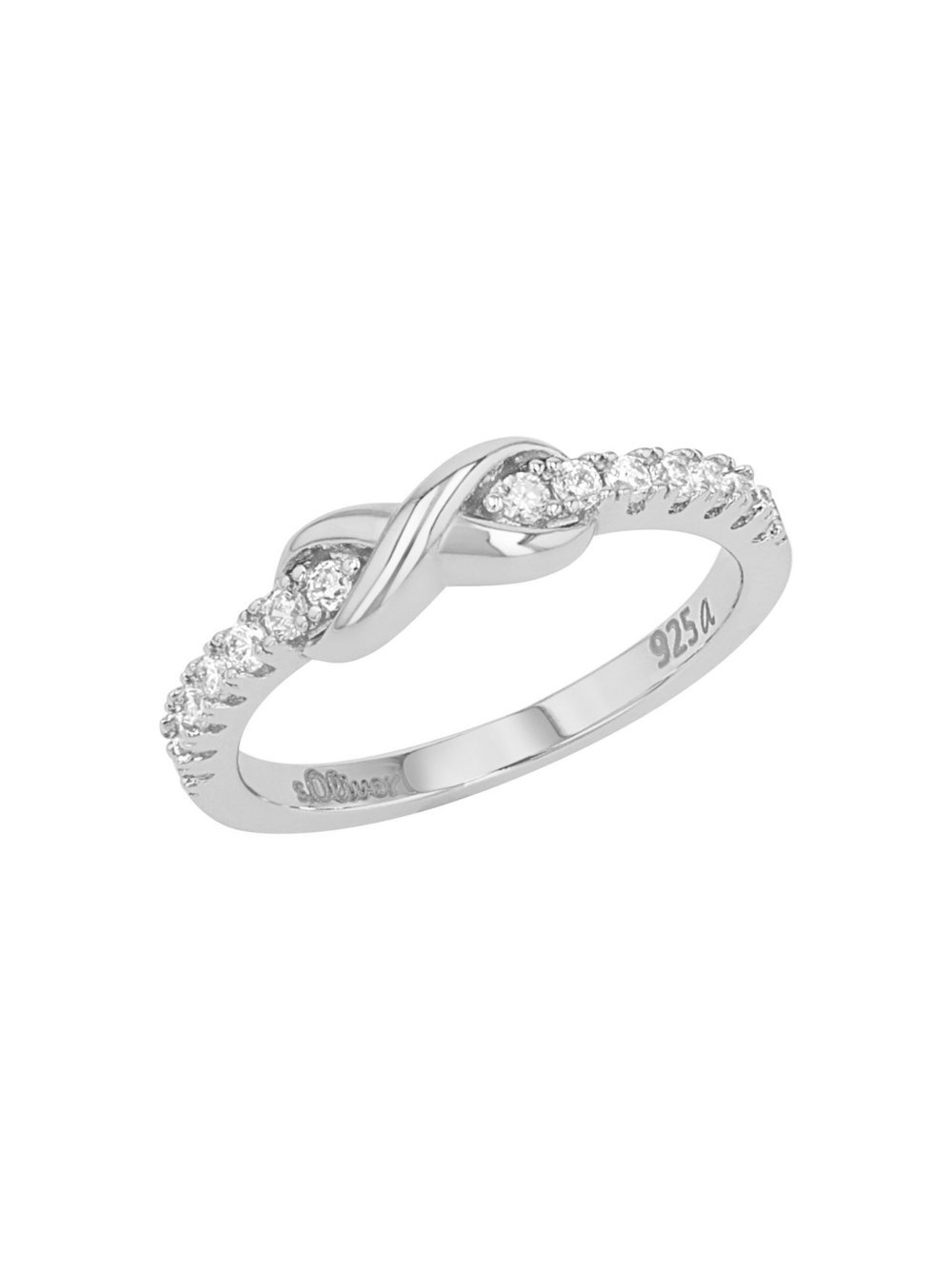 s.Oliver Ring Damen Sterlingsilber silber, 56