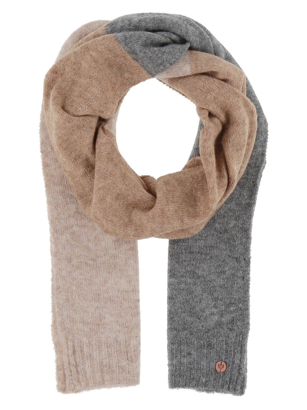 Fraas Schal Damen grau, ONE SIZE