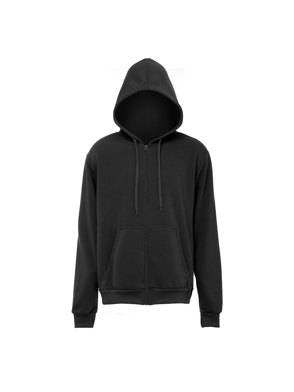 Mo Kapuzenjacke Herren schwarz, XL