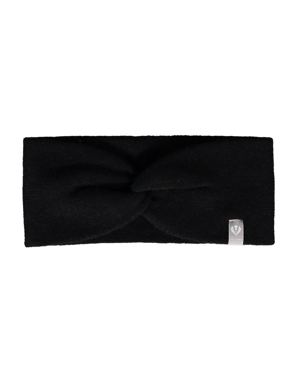 Fraas Stirnband Damen Cashmere schwarz, ONE SIZE
