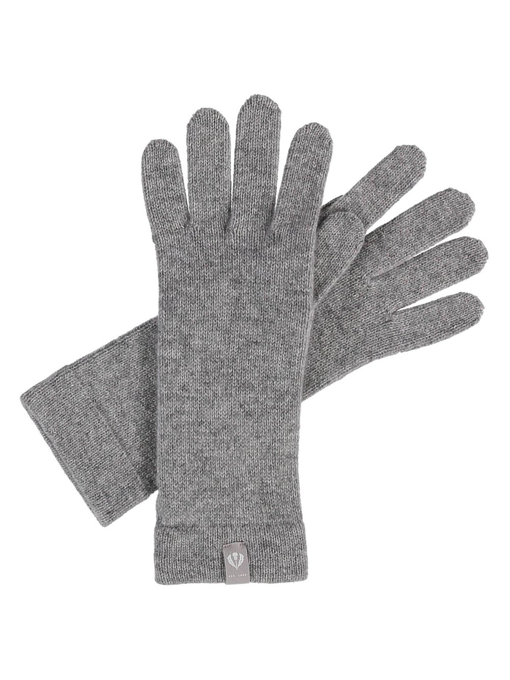 Fraas Handschuhe Damen Cashmere grau, ONE SIZE