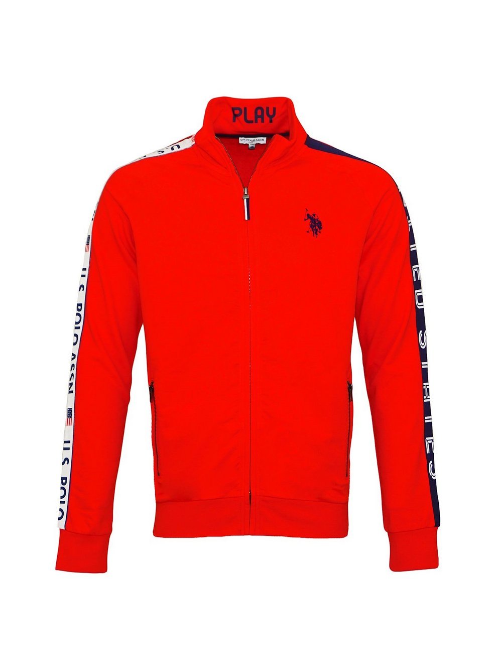 U.S. Polo Assn. Sweatjacke Herren Baumwolle rot, XXXL