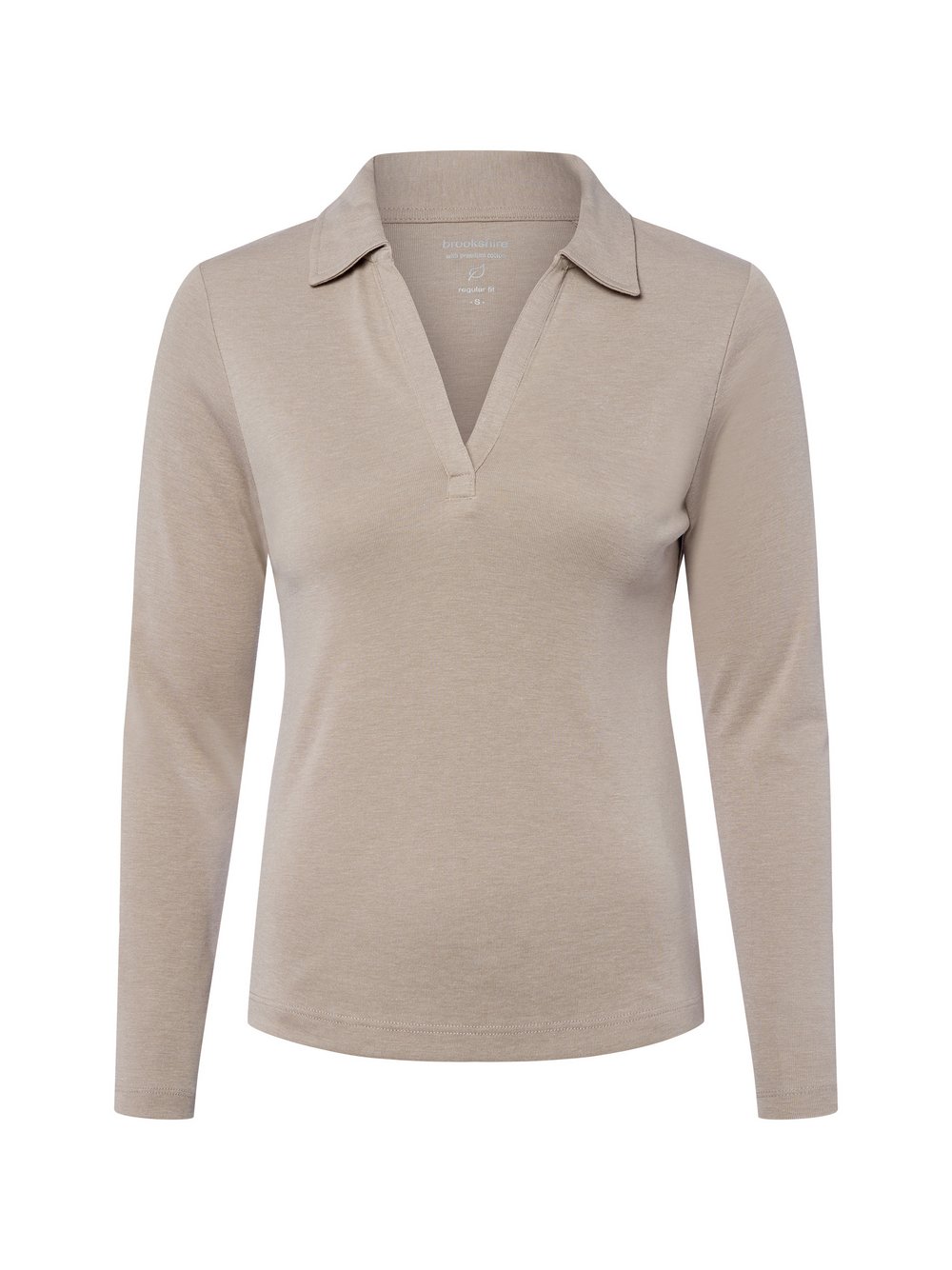 brookshire Langarmshirt Damen Baumwolle braun, XXL