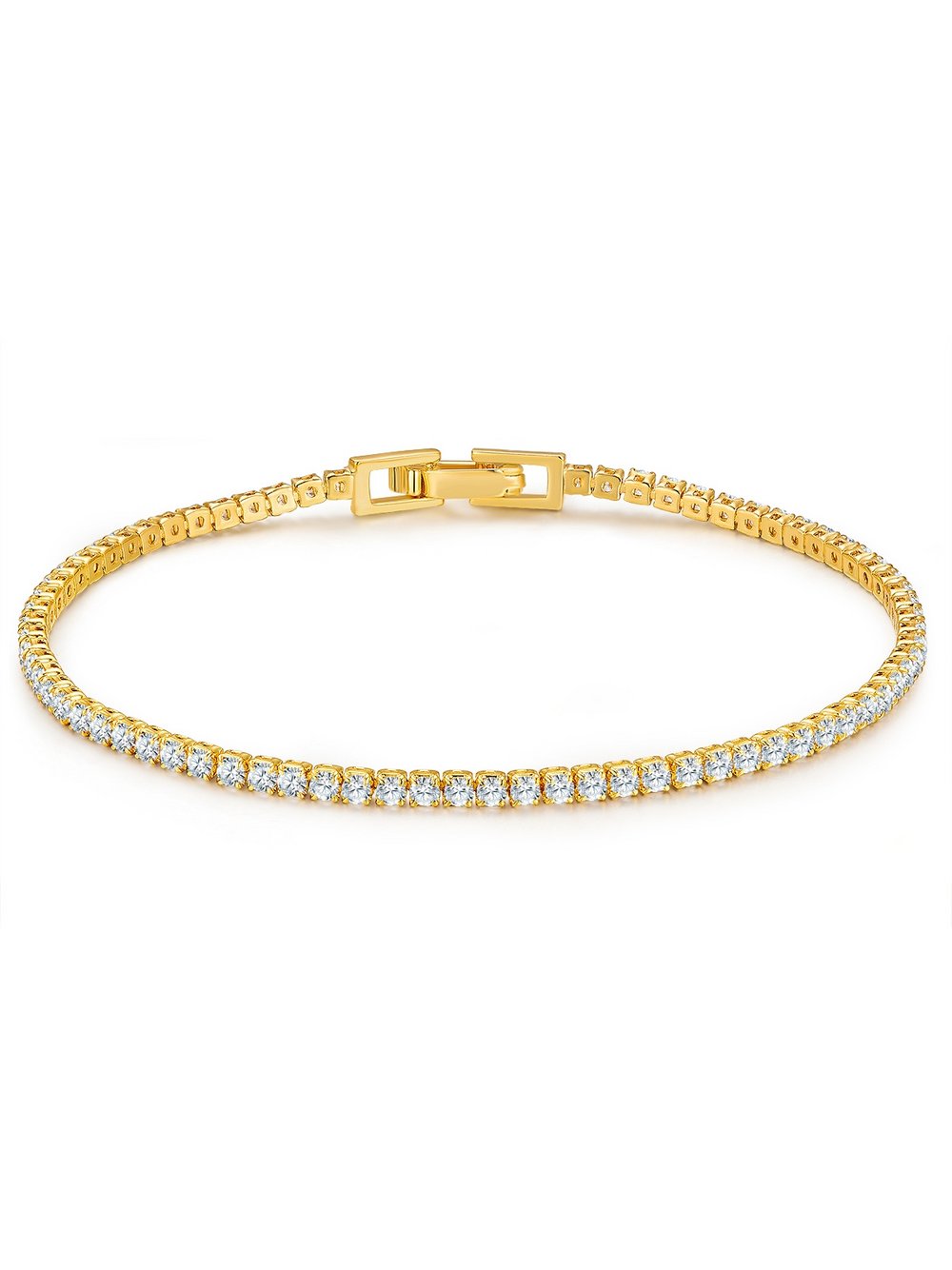 Glanzstücke München Silberarmband Damen Sterlingsilber gold, 17