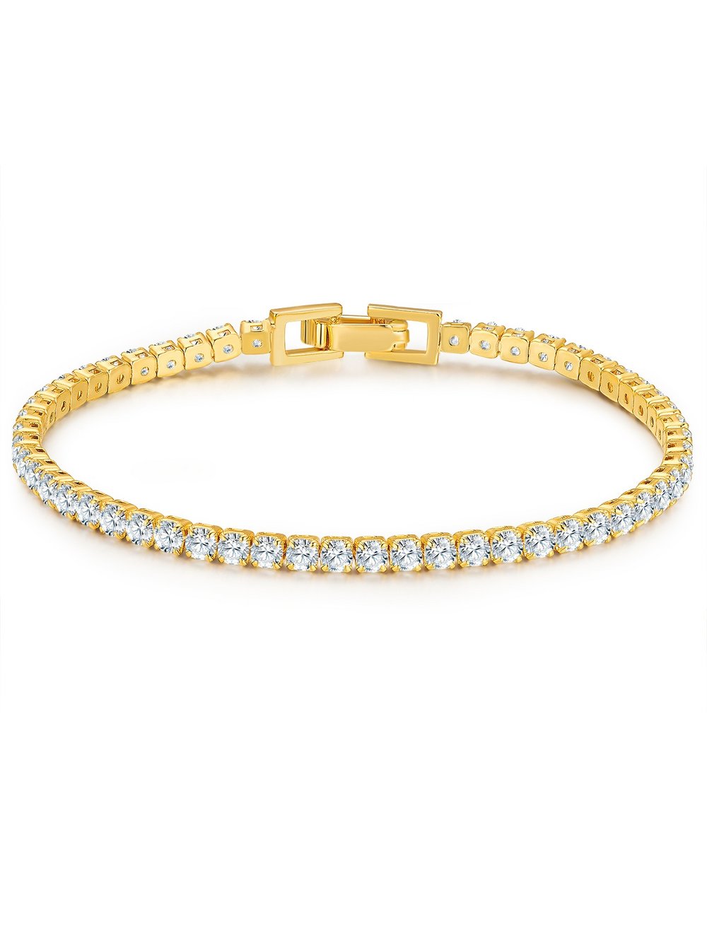 Glanzstücke München Silberarmband Damen Sterlingsilber gold, 21