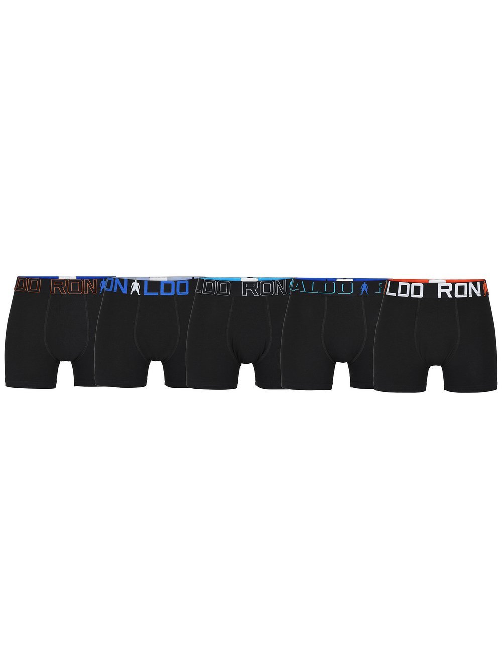 CR7 Boxershort 5er Pack Jungen Baumwolle schwarz bedruckt, 158