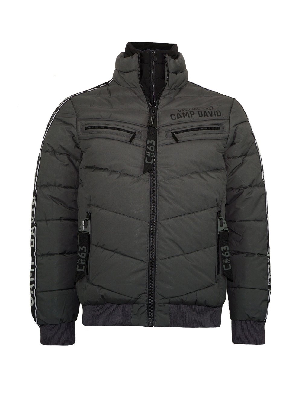Camp David Jacke Herren grau, XXL