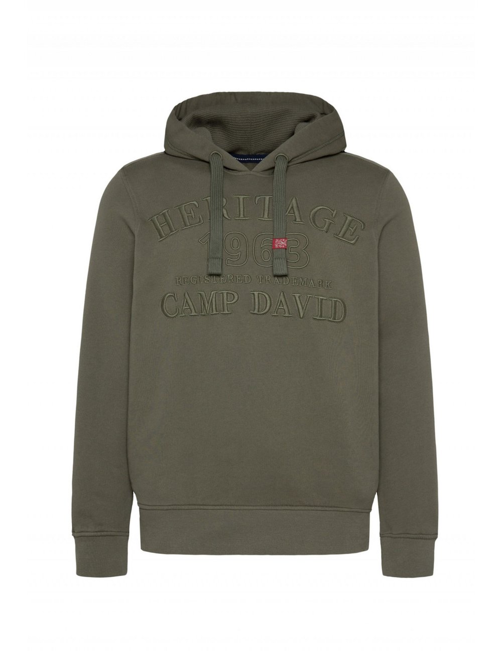 Camp David Kapuzenpullover Herren Baumwolle grün, XL