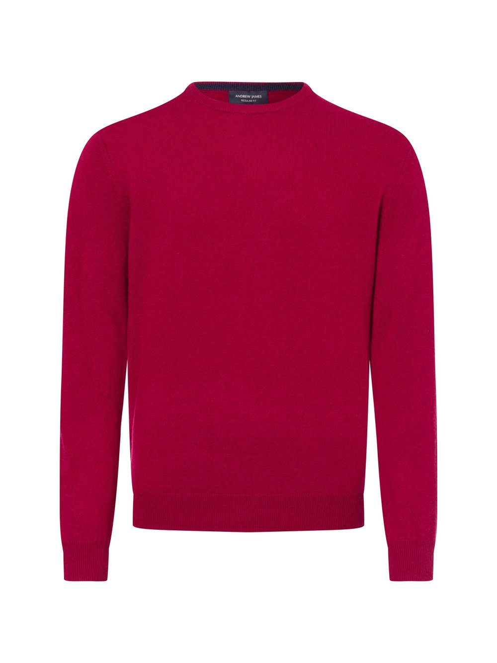 Andrew James Pullover Herren Cashmere rot, L