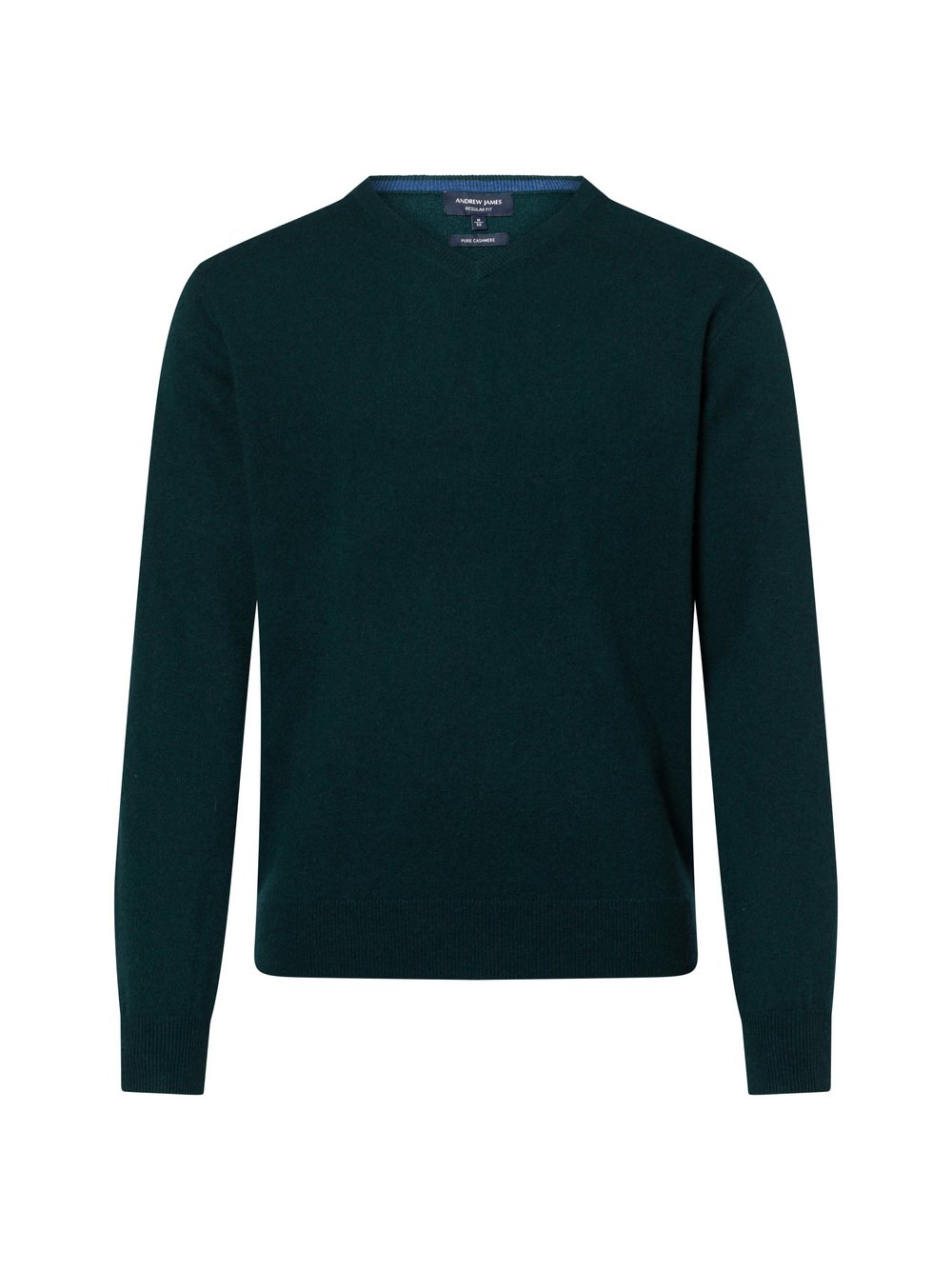 Andrew James Strickpullover Herren Cashmere grün, M