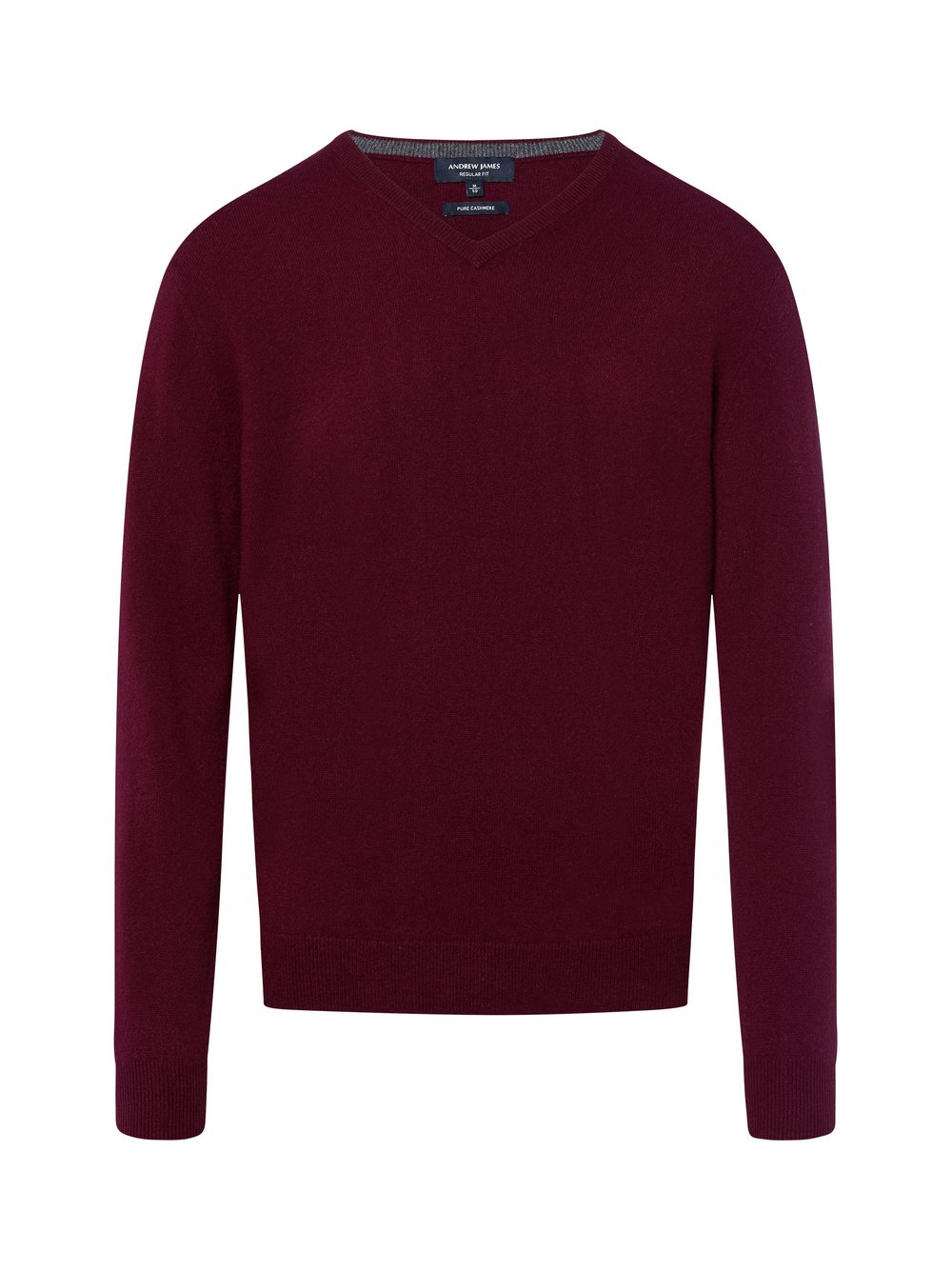 Andrew James Pure Cashmere Pullover Herren rot, XXL