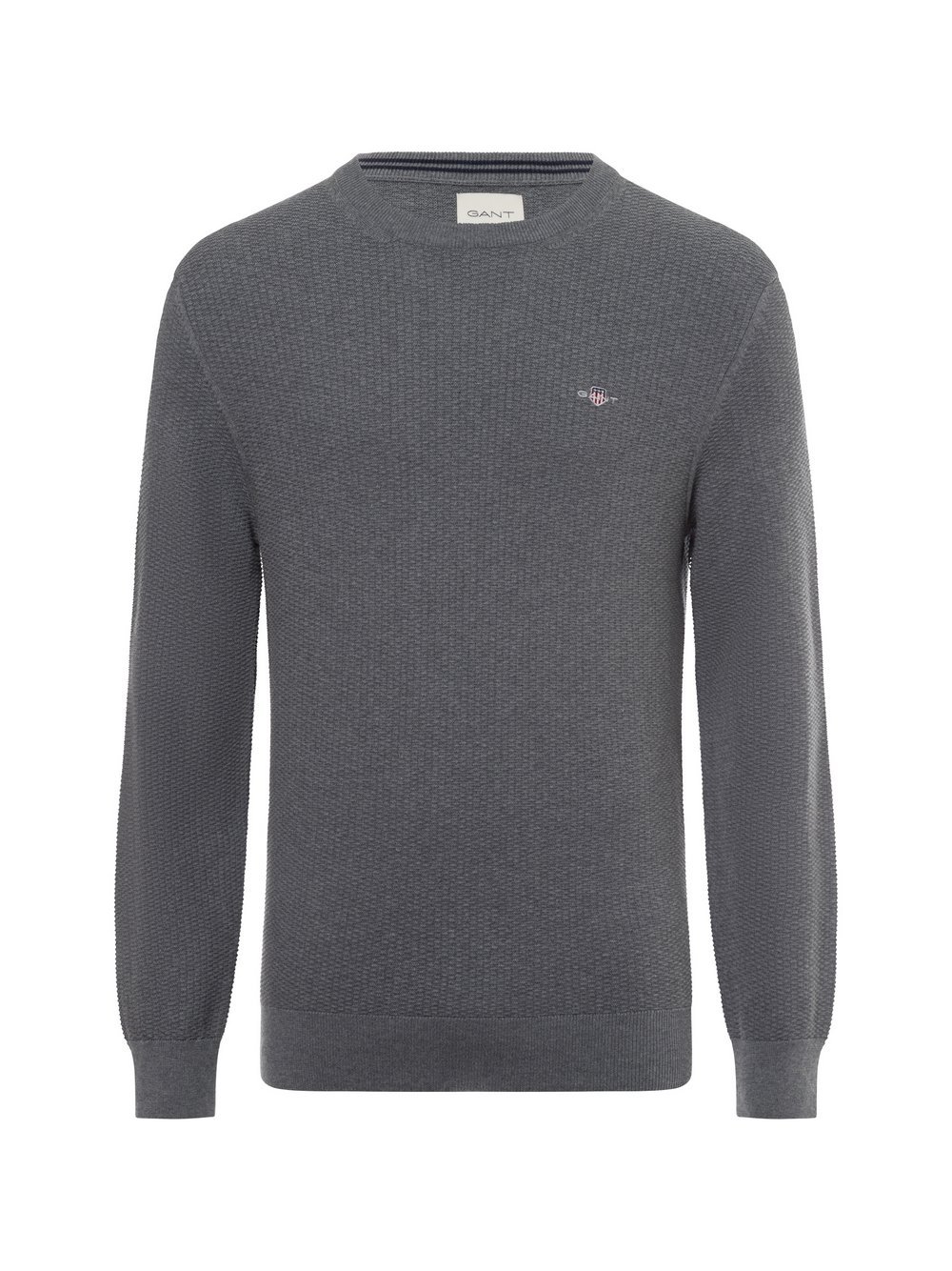 Gant Pullover Herren Baumwolle grau, XL