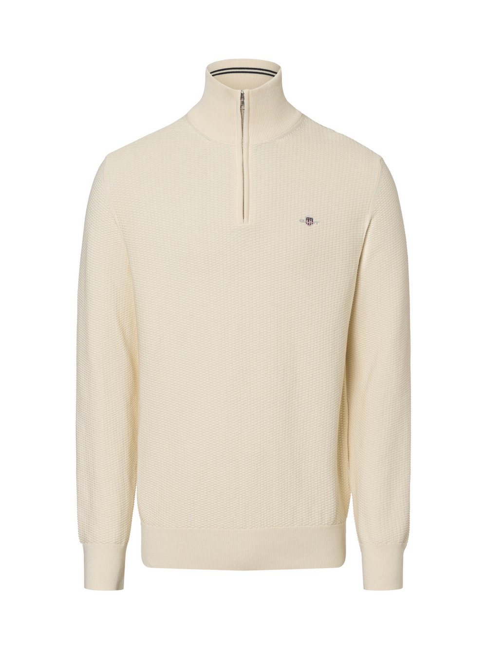 Gant Strickpullover Herren Baumwolle beige, L