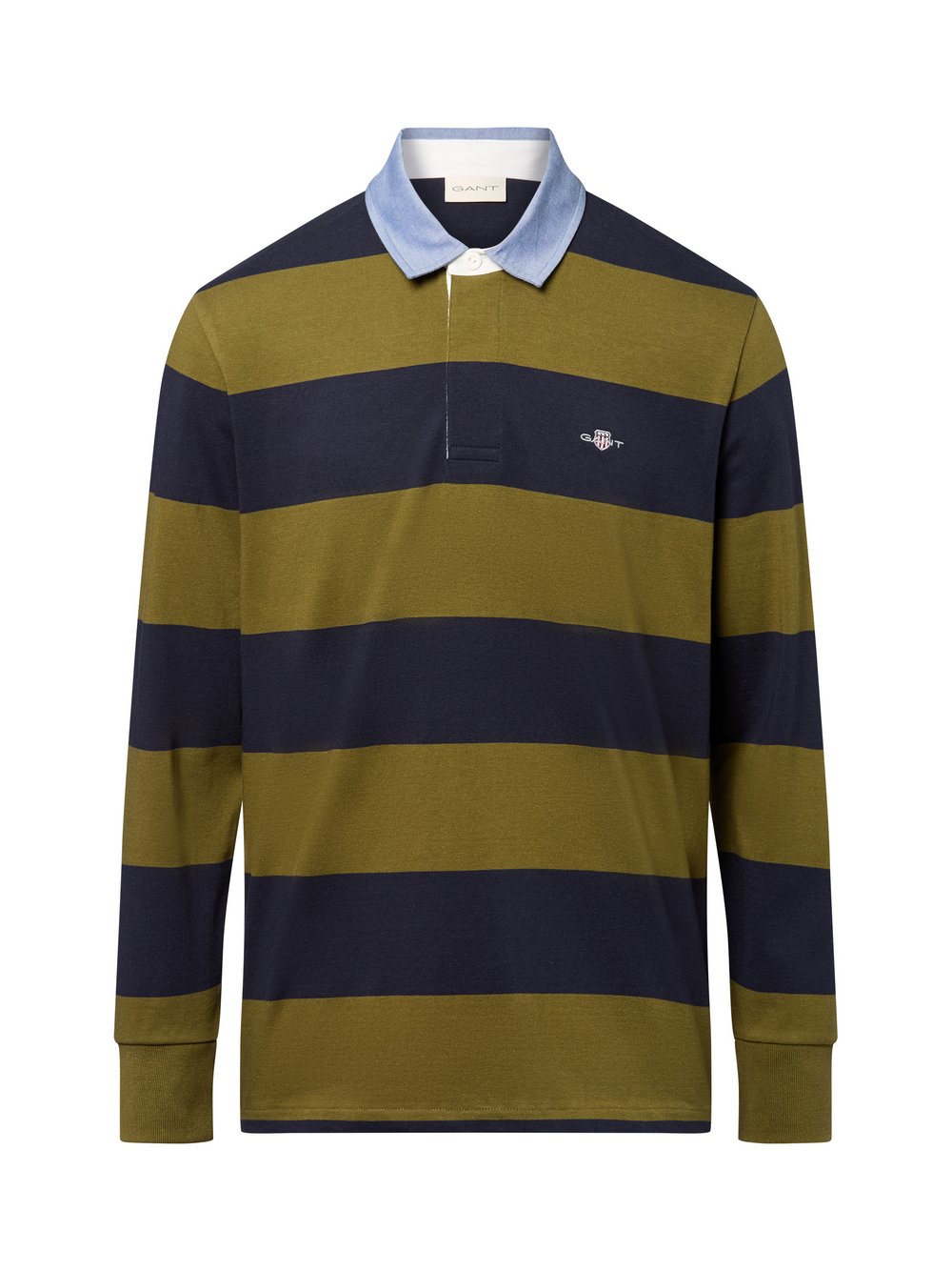 Gant Poloshirt Herren Baumwolle mehrfarbig gestreift, XXL