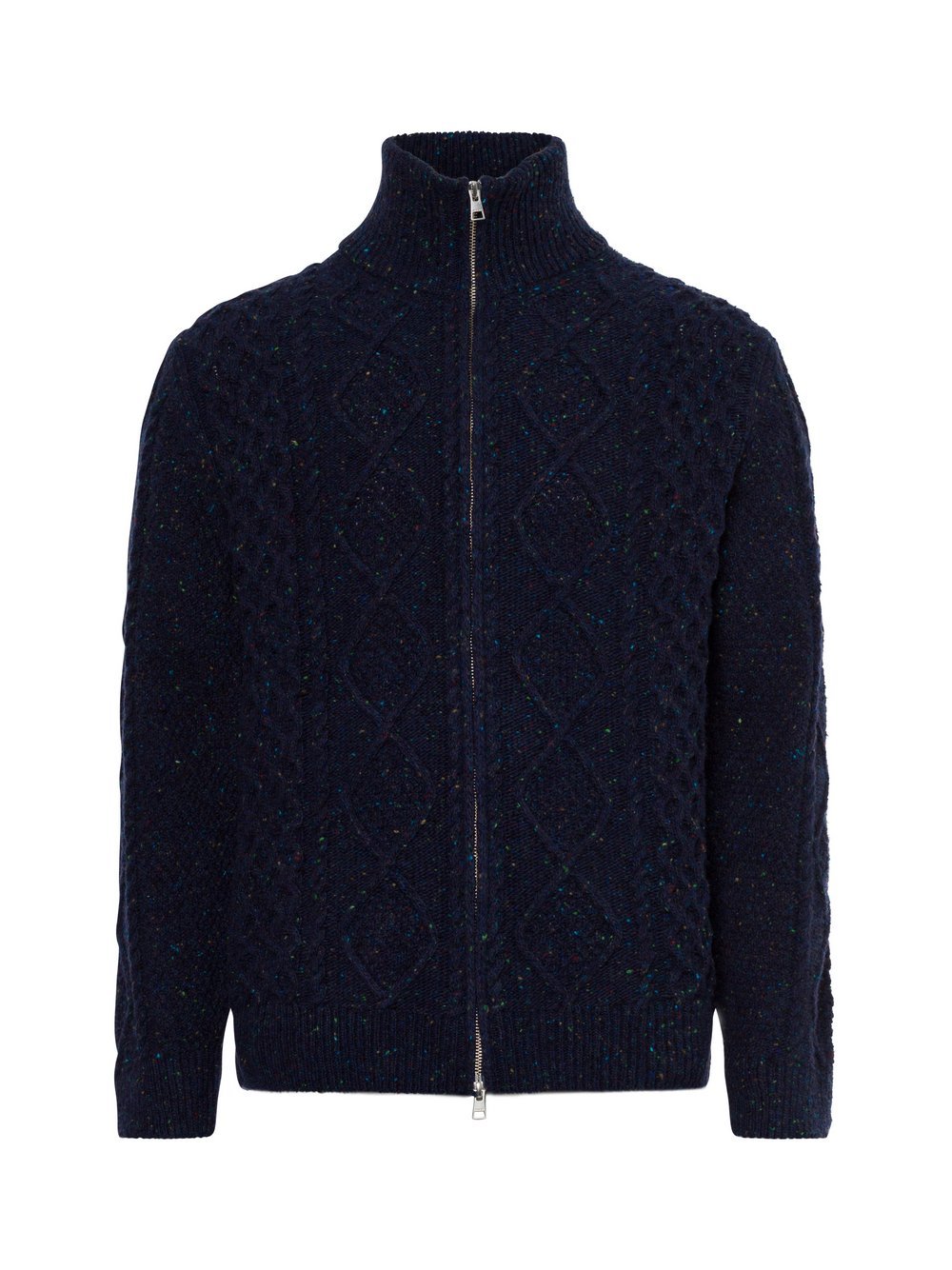 Gant Strickjacke mit Woll-Anteil Herren Wolle blau, L