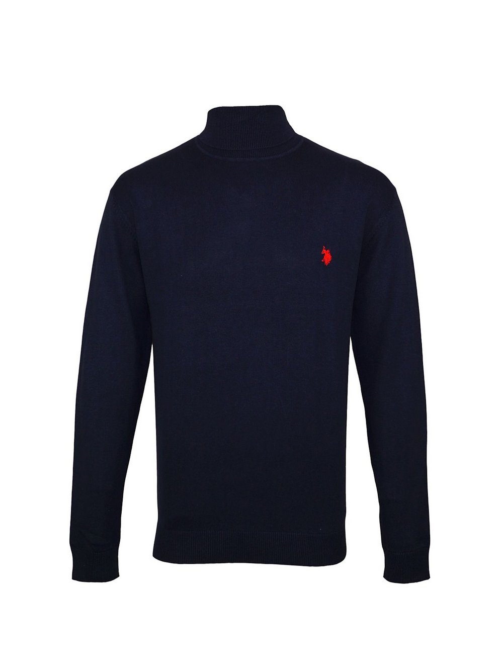 U.S. Polo Assn. Rollkragenpullover Herren Baumwolle blau, XXXL