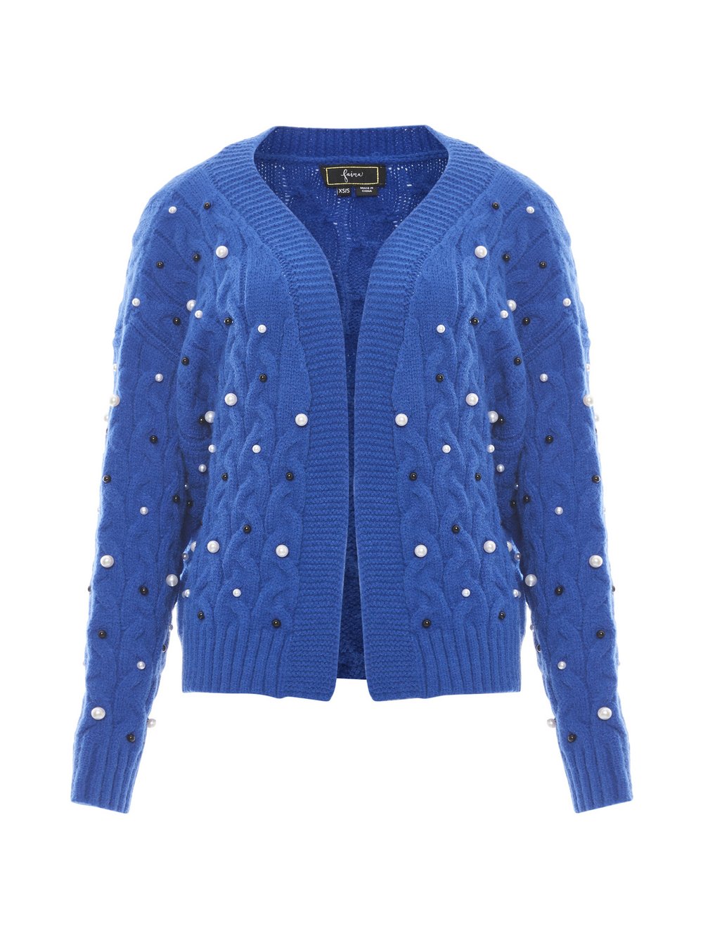 Faina Strickjacke Damen blau, M/L