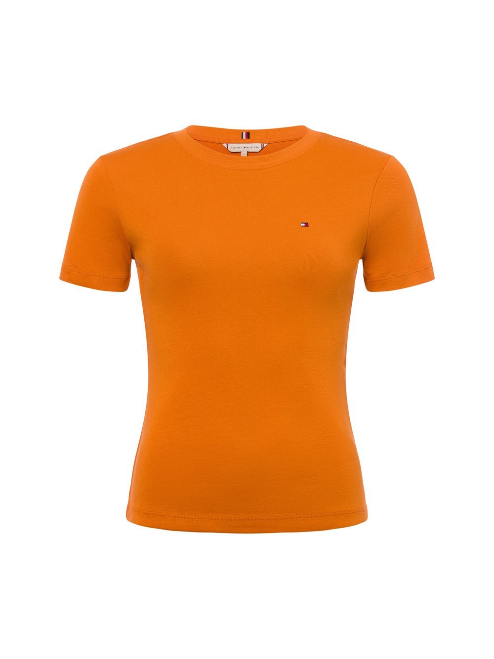 Tommy Hilfiger T-Shirt Damen Baumwolle orange, S