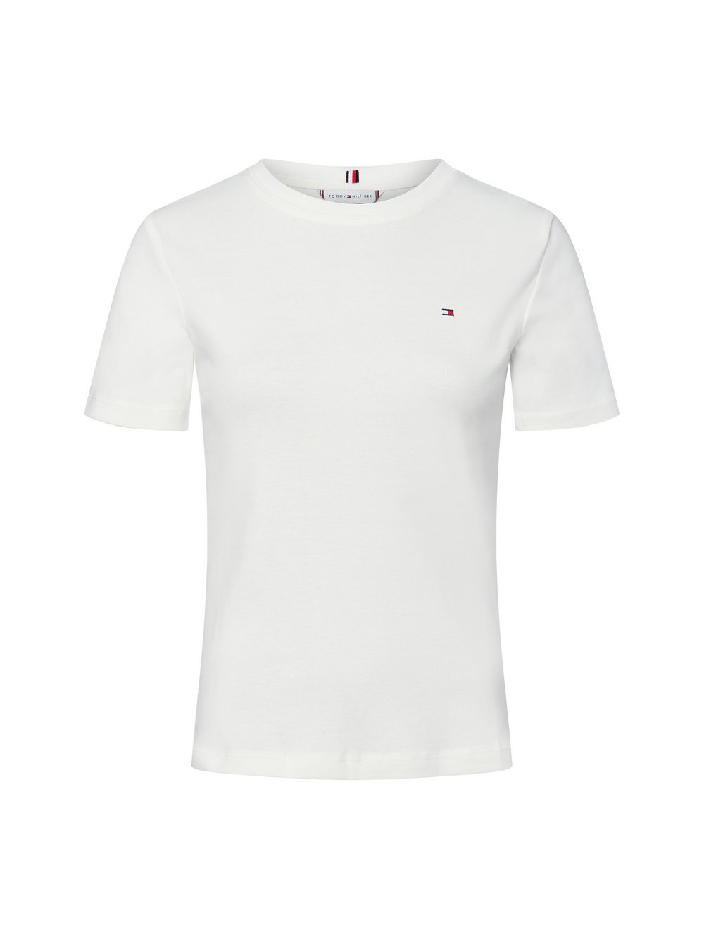 Thumbnail - Tommy Hilfiger T-Shirt Damen Baumwolle weiß, L