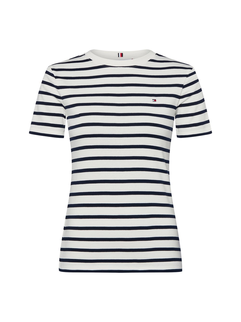 Thumbnail - Tommy Hilfiger T-Shirt Damen Baumwolle mehrfarbig gestreift, M