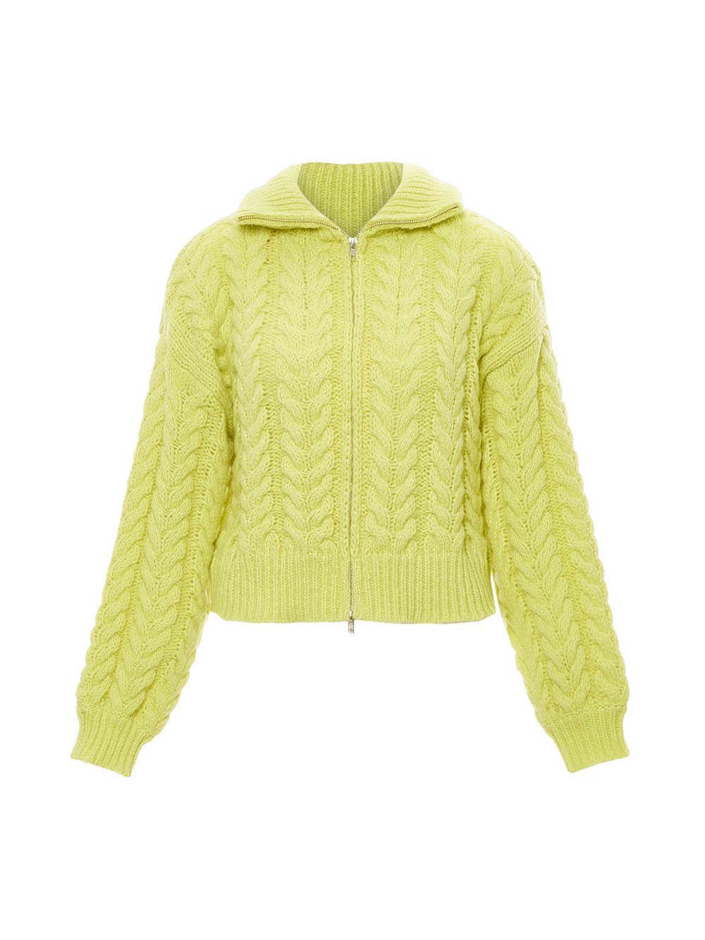 MyMo Strickjacke Damen grün, M/L