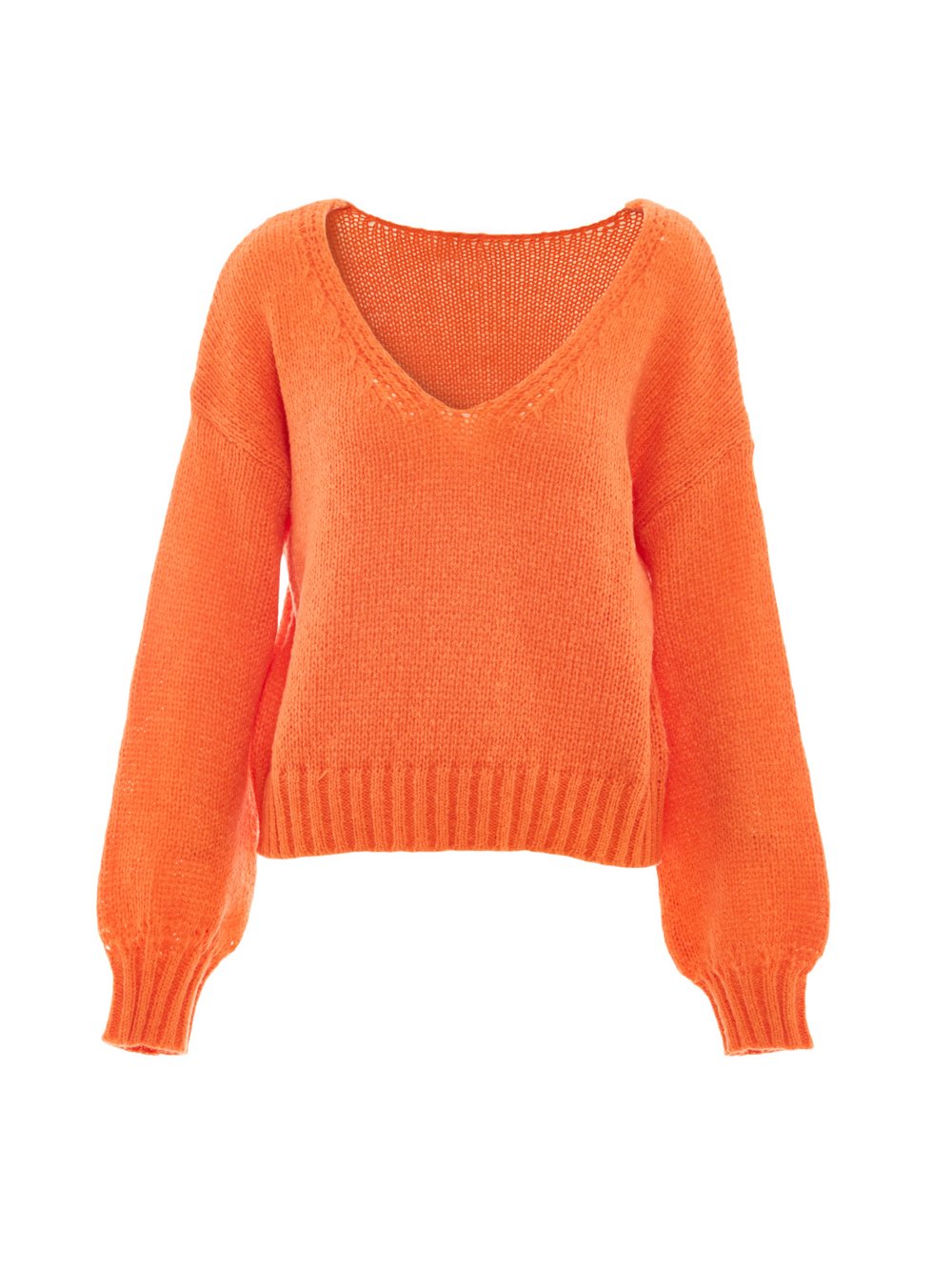 MyMo Pullover Damen orange, XL/XXL