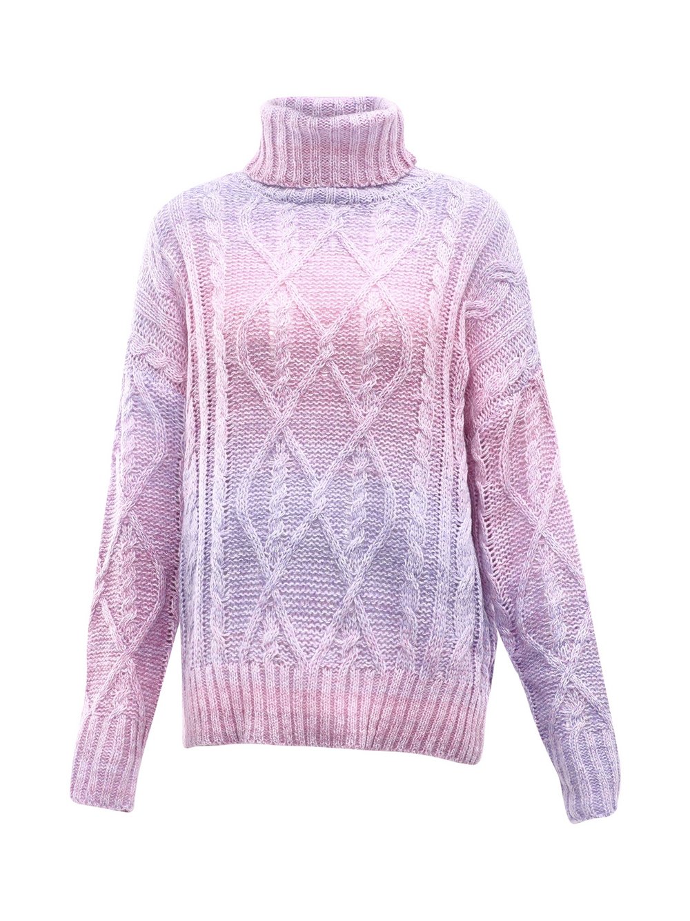 MyMo Rollkragenpullover Damen rosa, M/L