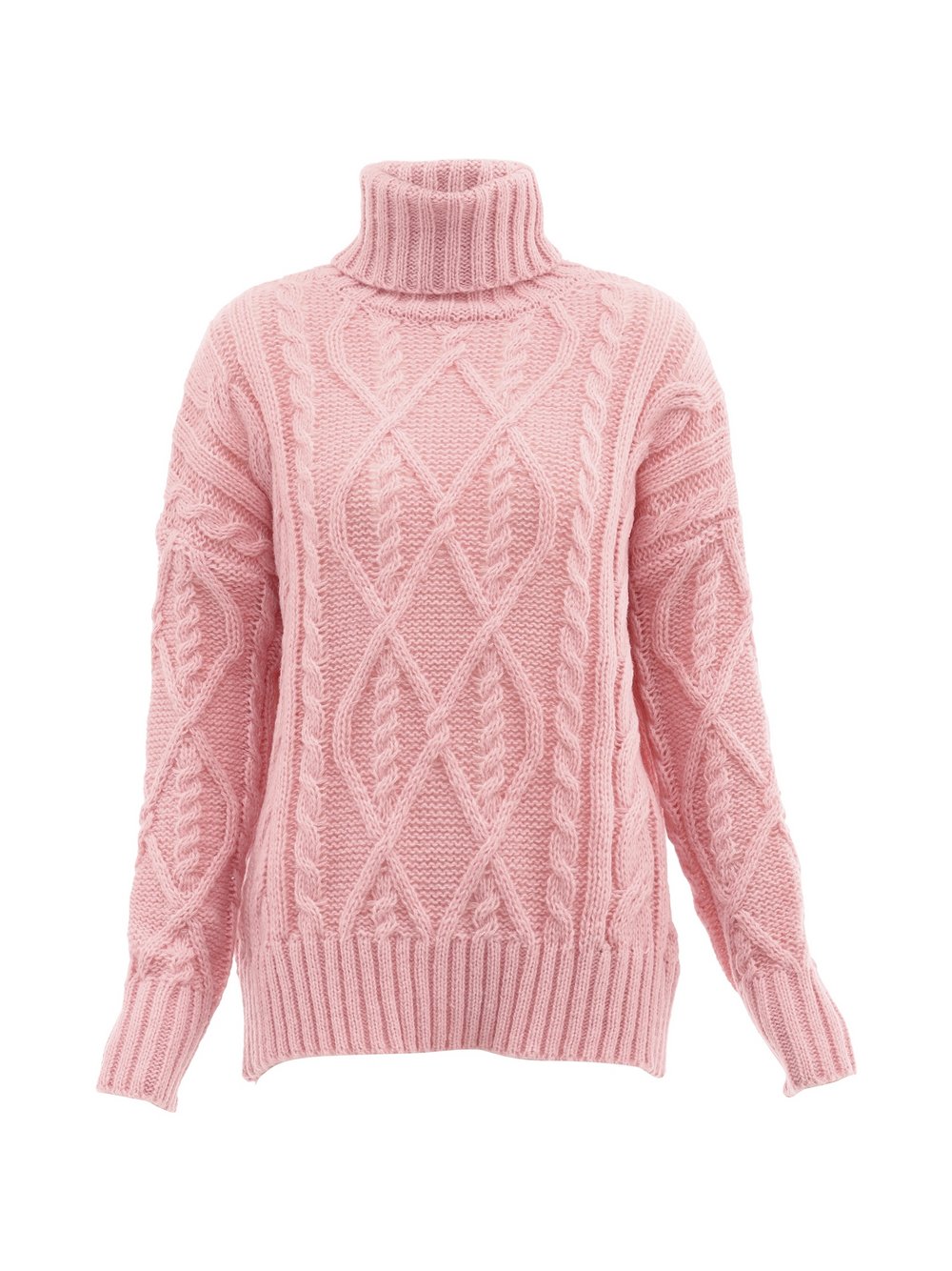 MyMo Rollkragenpullover Damen rosa, XS/S