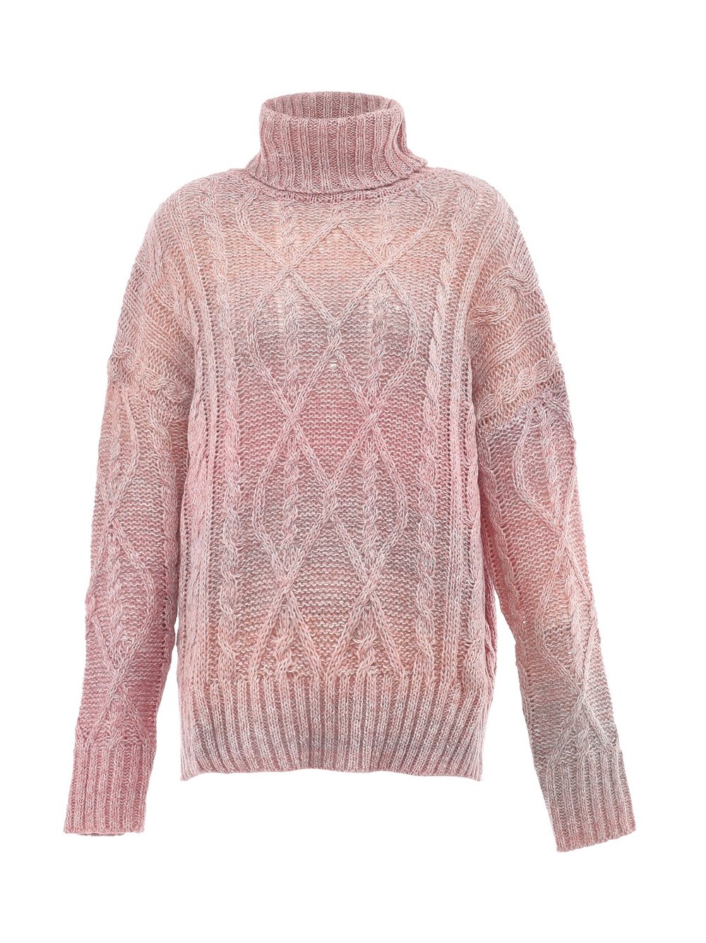 MyMo Rollkragenpullover Damen rosa, M/L