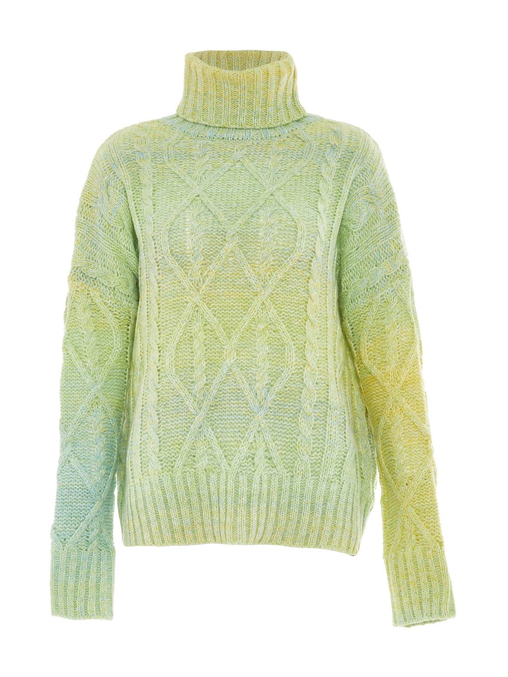 MyMo Rollkragenpullover Damen grün, XS/S