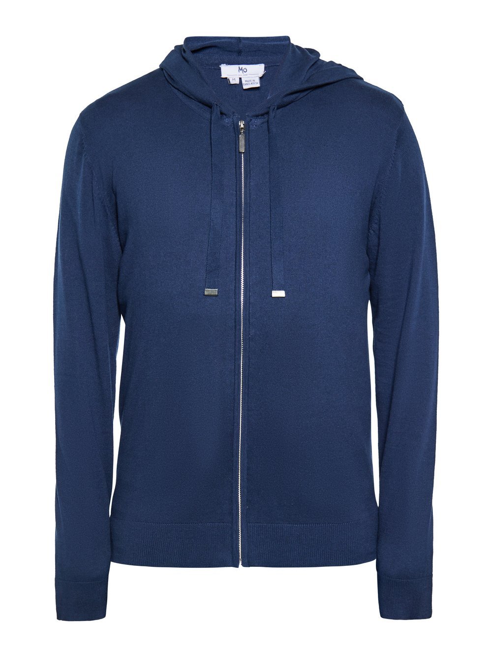 Mo Kapuzenjacke Herren Baumwolle blau, L