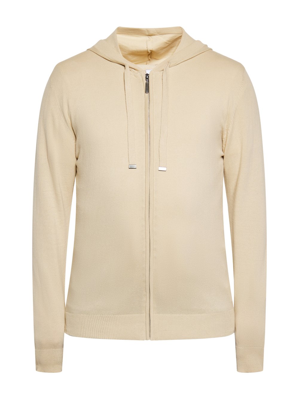 Mo Kapuzenjacke Herren Baumwolle beige, XXL