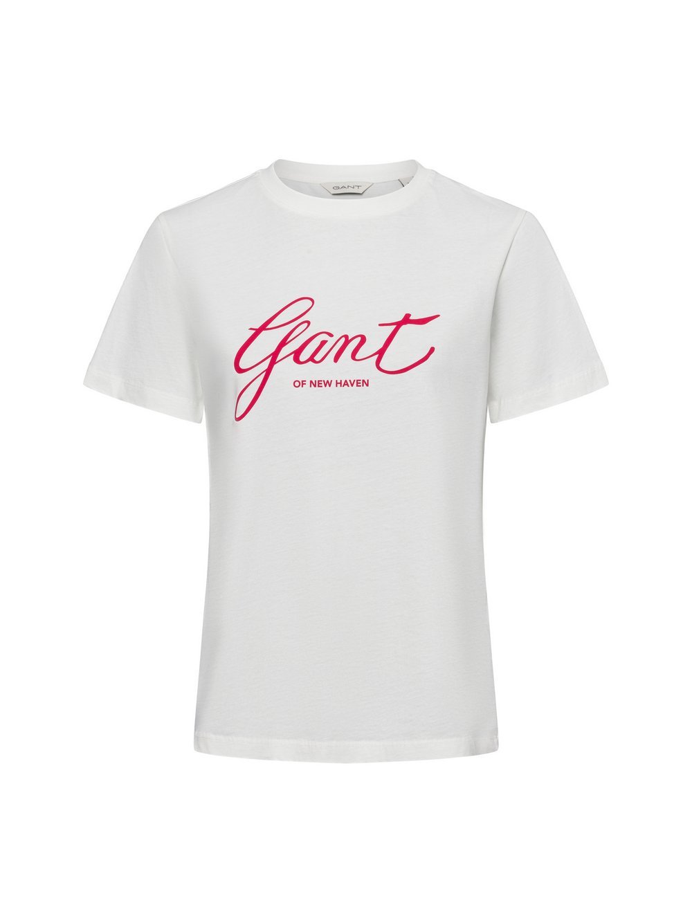 Gant T-Shirt Damen Baumwolle weiß gemustert, XS