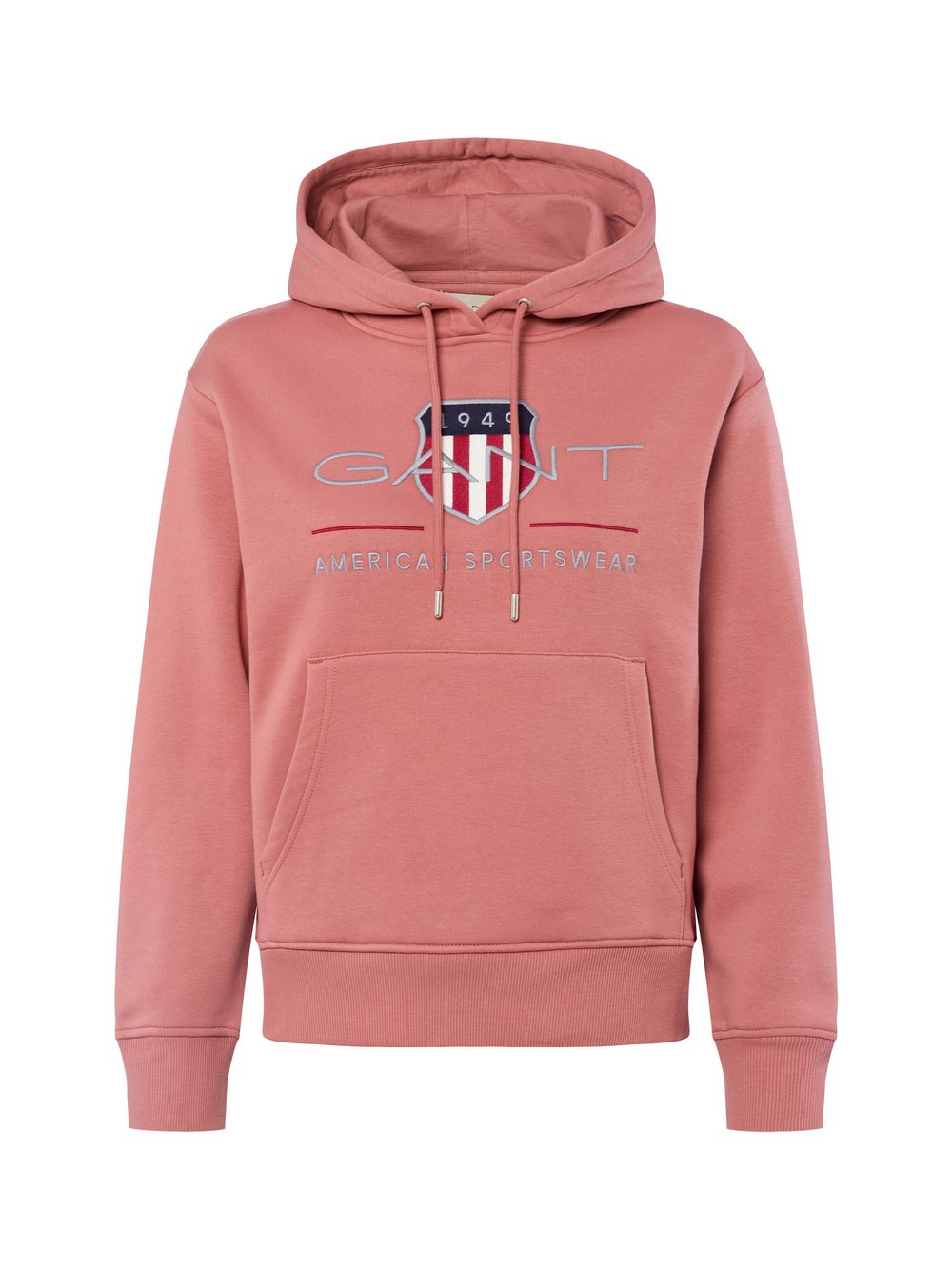 Gant Kapuzenpullover Damen Baumwolle rosa, XL