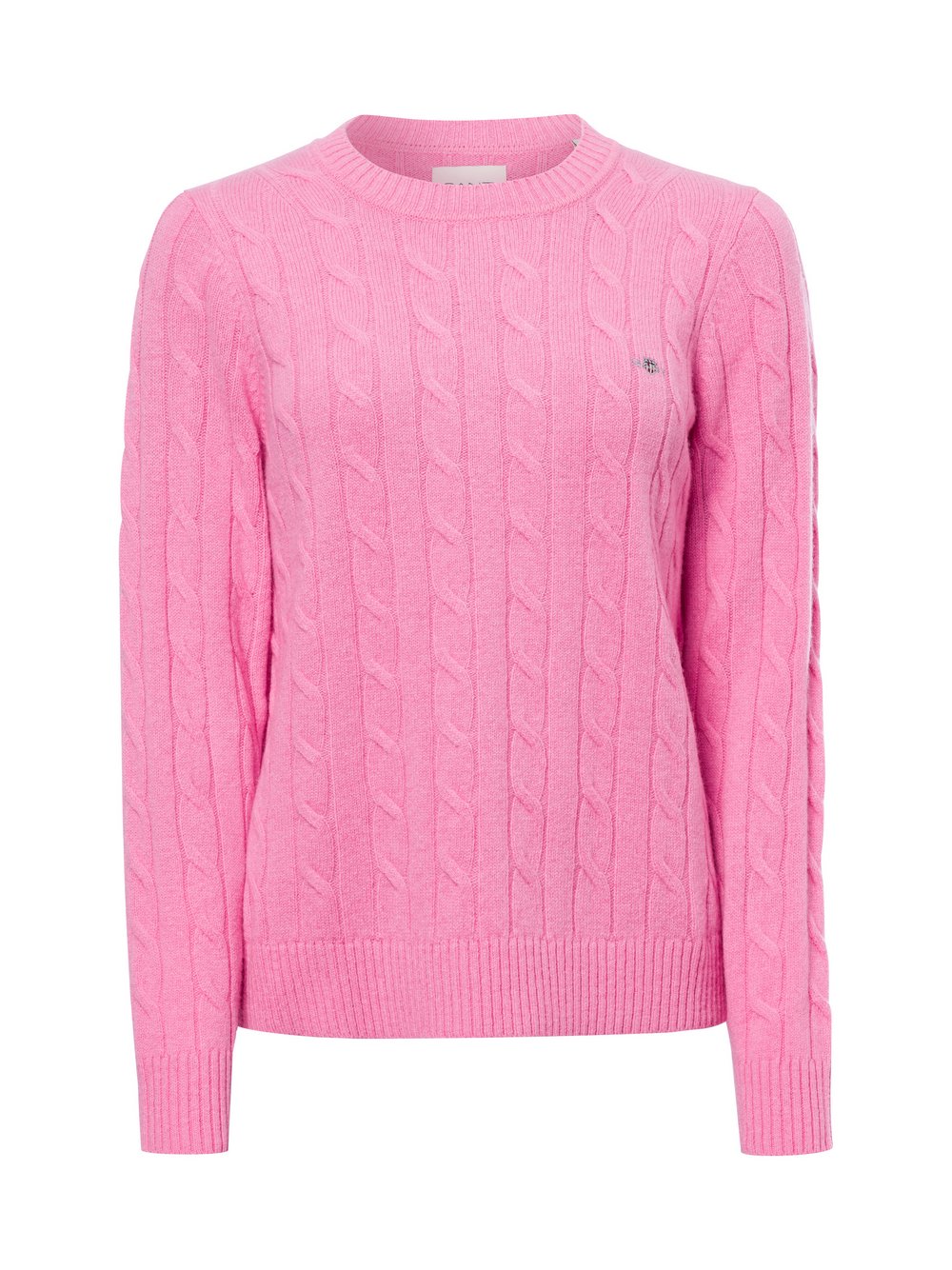 Gant Strickpullover aus Lammwolle Damen Wolle rosa, XL