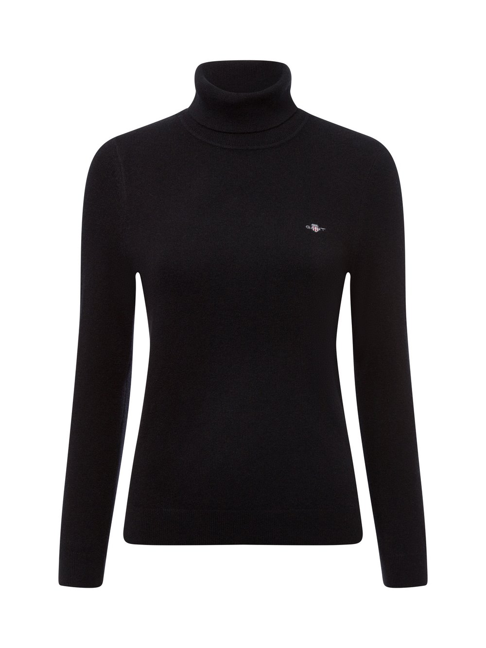 Gant Pullover mit Wollanteil Damen Lambswool schwarz, M