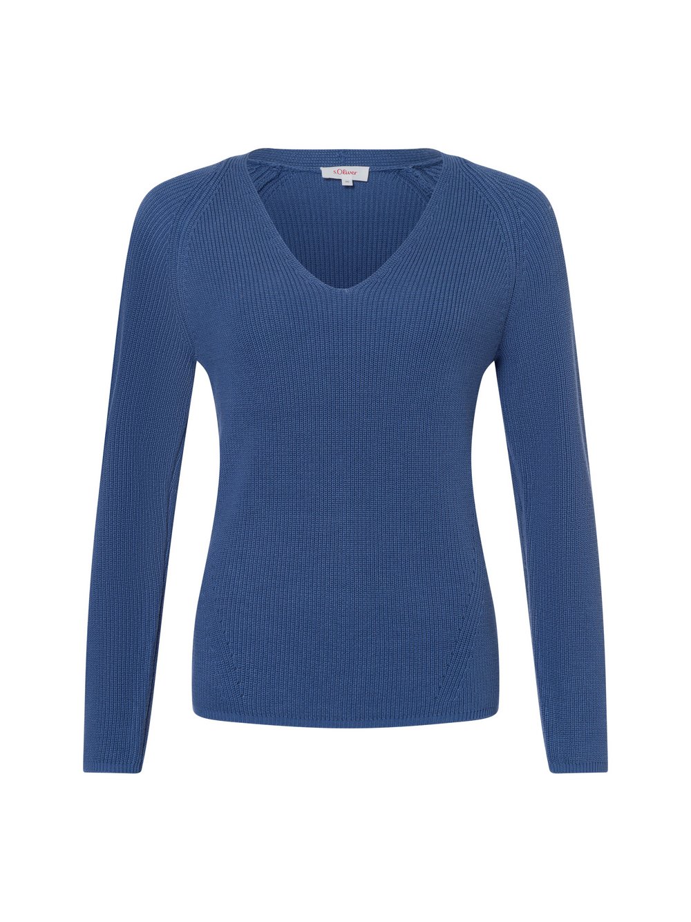 s.Oliver Strick Pullover Damen Baumwolle blau, 44