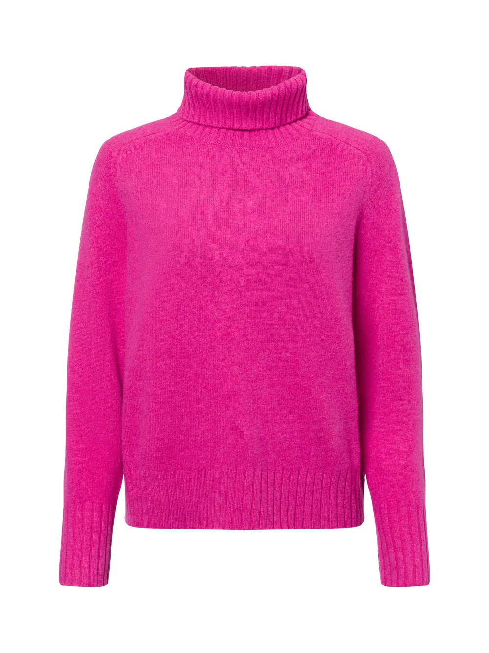 Fynch-Hatton Rollkragenpullover Damen Wolle pink, S