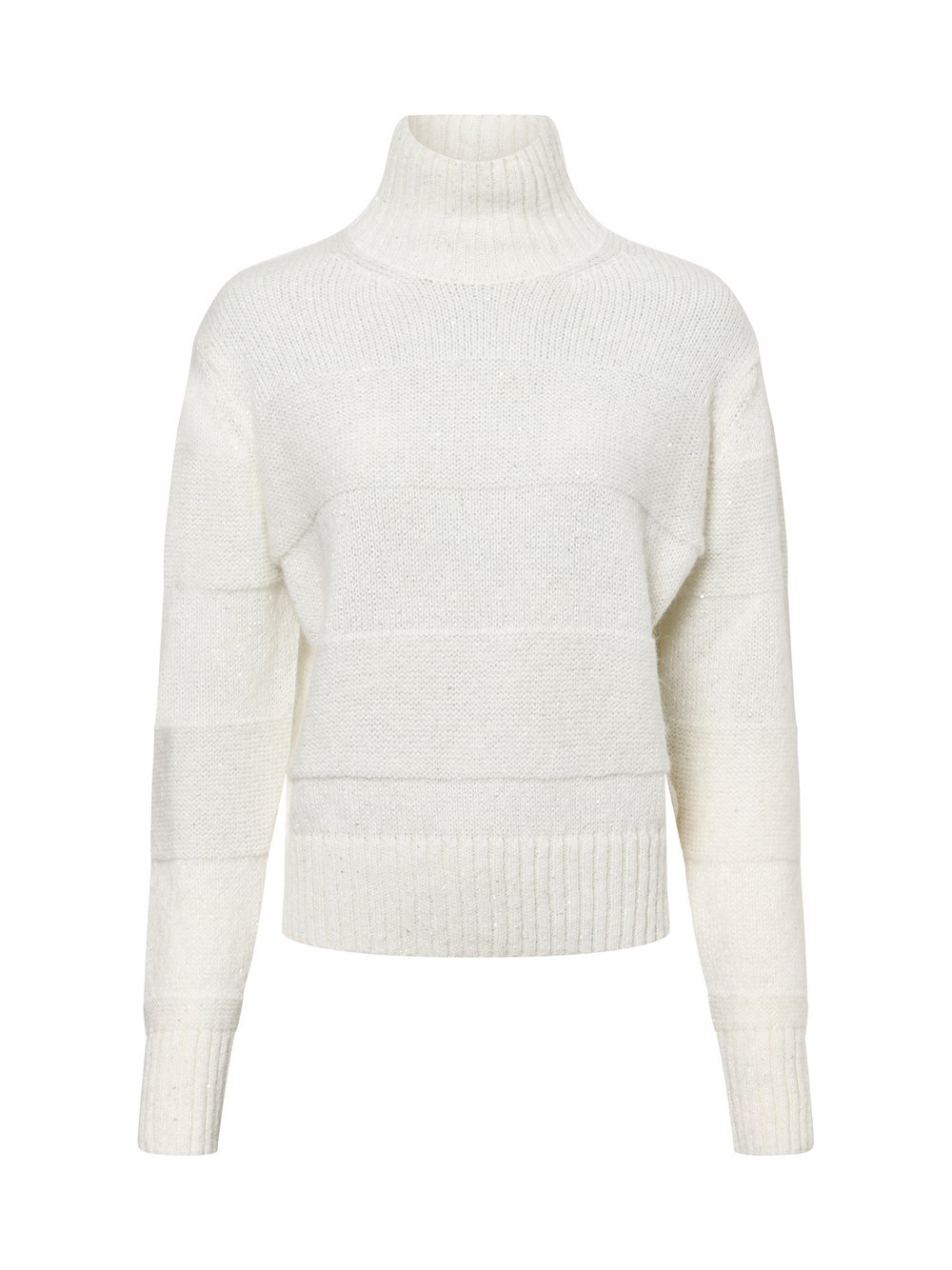 JOOP! Strickpullover mit Alpakaanteil Damen Feinstrick beige meliert, 42