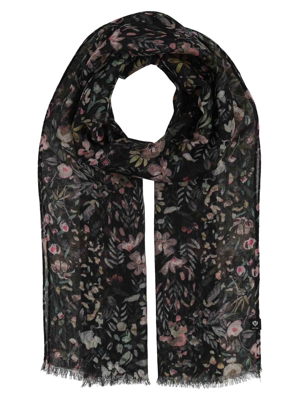 Thumbnail - Fraas Schal Damen schwarz gemustert, ONE SIZE