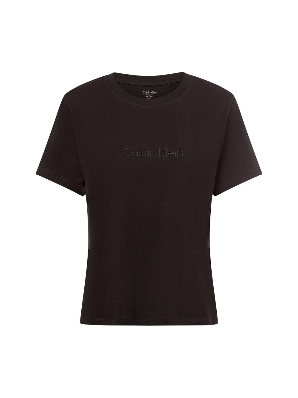 Calvin Klein Schlafshirt Damen Baumwolle schwarz, XS